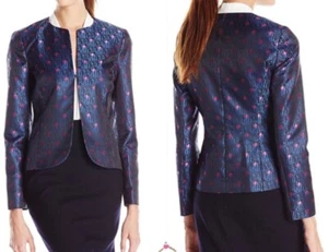 Anne Klein Dahlia Combo Blazer Women’s Size 8 New With Tags - Picture 1 of 10