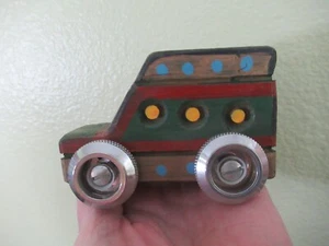 Camión de madera hecho a mano furgoneta de reparto - Imagen 1 de 5