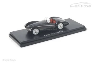 Victress S-1 Roadster 1953 Noir 1 De 500 Esval Modèles 1:43 EMUS4302 - Photo 1/2