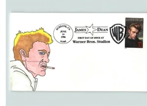 JAMES DEAN, Movie Star, Hand Painted Legend of Hollywood, # 1 of 1, First Day of - Picture 1 of 1