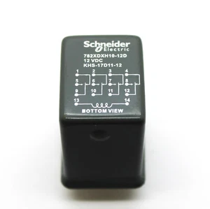 Schneider Electric 782XDXH10-12D 12VDC 3A 4PDT Hermetic Ice Cube Power Relay - Picture 1 of 2