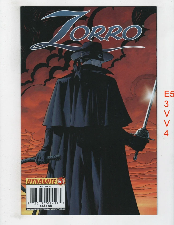 Zorro #3 2008 Dynamite Entertainment VF/NM e534 - Image 1 of 1