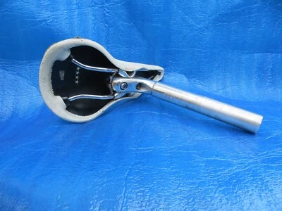 Nitto Jaguar SP72 NJS 座杆 27.2 毫米 44 毫米 + Kashimax Five 金色 FG-4P NJS 马鞍 — 第 1/4 张图片