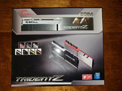 G.SKILL TridentZ 16GB (2x8GB) 4600 MHz *B-Die* DDR4 F4-4600C19D-16GTZSWC (B-DIE) - Image 1 of 2