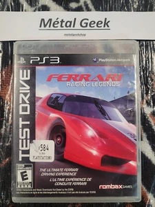 Test Drive Ferrari Racing Legends Ps3 CIB EN/FR Tested Free Shipping in Canada ! - Picture 1 of 8