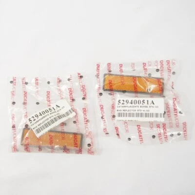 Ducati ST2 ST3 ST4 Genuine Reflector Set 52940051A New Unused - Image 1 of 3