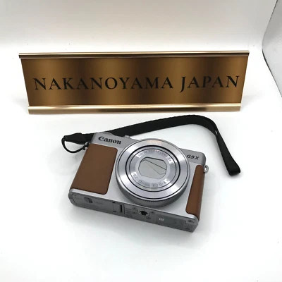Canon PowerShot G9X Mark II Digital Compact Camera Silver w/ AC [READ] - Image 1 of 4