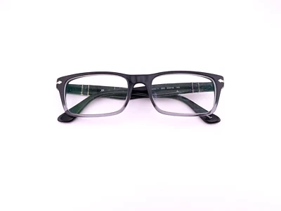 Очки Persol, только оправы, 3050-V 966 черные/клр, 53-18-140, пластик, Италия - Изображение 1 из 4