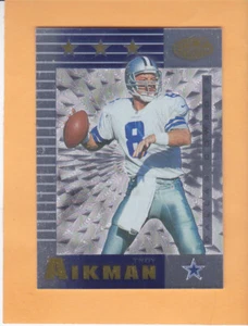 TROY AIKMAN 1999 LEAF CERTIFIED #155 BASE DALLAS COWBOYS NM-MT - Picture 1 of 2