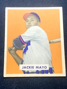 1949 BOWMAN BASEBALL #228 JACKIE MAYO HIGH # PHILADELPHIA PHILLIES EX/MT - Picture 1 of 2