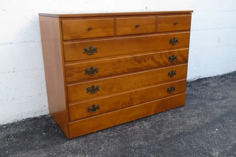 Ethan Allen Solid Maple Dresser Bathroom Vanity 3732 Cover
