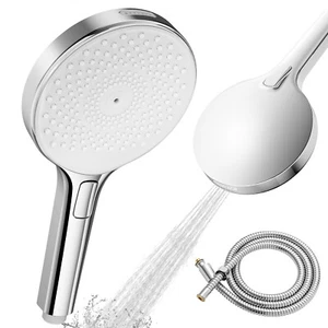 Duschkopf Hochdruck Handbrause Duschbrause Wassersparend mit 1.5m Schlauch 5Modi - Bild 1 von 17