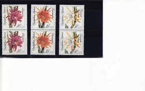 RDA MNH ** 3276-8 pares verticales de flores - Imagen 1 de 1