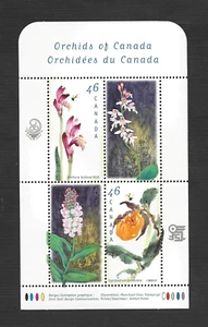 CANADA, SC# 1790b ORCHIDS OF CANADA, S/S, 46c X 4. MNH - Picture 1 of 1