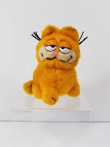 Gato Dakin Garfield años 80 pequeño peluche felpa naranja a rayas gatito manchado - Imagen 1 de 10