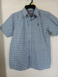 Camisa a Cuadros Manga Corta U.S Polo Assn Talla 14/16 - Imagen 1 de 3