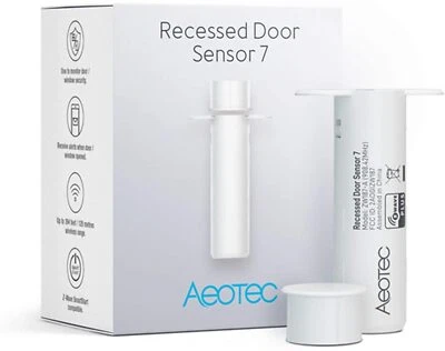 ~NEW~ Aeotec Recessed Door Sensor 7, Gen7 Z-Wave Plus w/ S2 Security [ZW187] - Image 1 of 4
