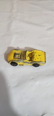 Vintage Midgetoy Corvette Convertible Hotrod Yellow  - Image 1 of 4