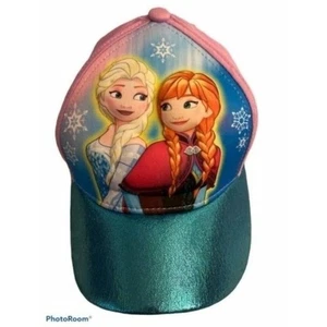 Frozen Elsa & Anna cap hat 3d pop girls kids adjustable baseball cap New - Picture 1 of 9