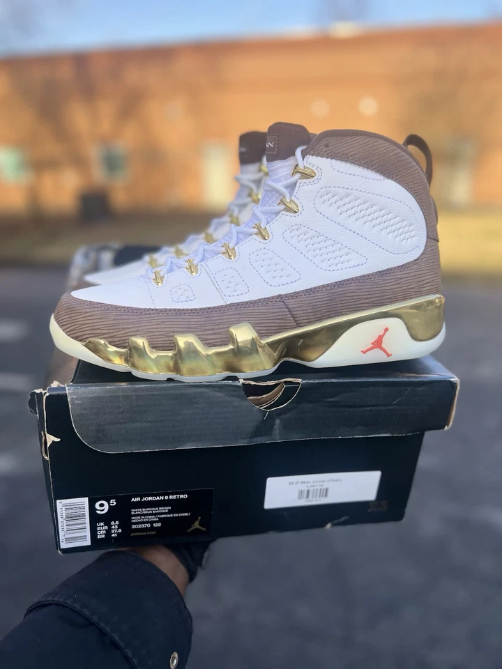 Jordan 9 Retro MOP Melo talla 9.5 hombre’s 11 mujer’s 302370-122 envío rápido lo antes posible Foto 1 de 4