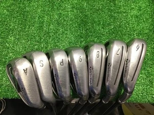 TaylorMade SIM2 MAX OS Iron Set 5-9,Pw,Aw,Sw 8pc Flex Regular TENSEI BLUE TM60 - Picture 1 of 6