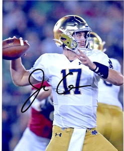 Jack Coan Notre Dame signed autograph 8x10 football photo Fighting Irish - Picture 1 of 1