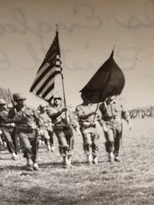 FOTO DE LA SEGUNDA GUERRA MUNDIAL Original - On Parade 285th Port Co. Mayo 1944 - Seamills England - Imagen 1 de 4