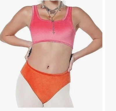 NWT! Harley Quinn Birds of Prey M Cosplay Sexy Spirit Halloween Costume Bodysuit - Image 1 of 4