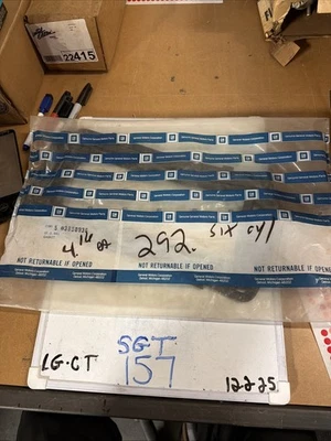 Cubierta de varilla de empuje de válvula de junta genuina GM 3858936 1985-1989 CHEVROLET GMC, OEM, NOS Foto 1 de 4