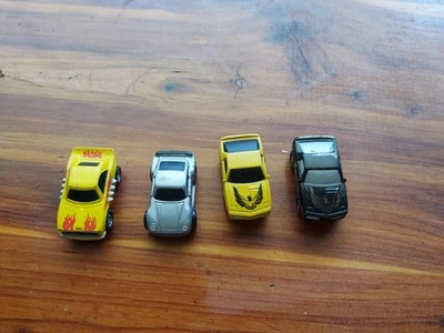 Four Small Toy Cars. Various Car Models. 1980s. Plastic. Galoob. - Image 1 of 4