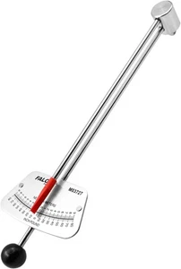 Llave dinamométrica de haz de transmisión de 1/4 de pulgada - 0-80 pulgadas/libras y 0-9 plateada - Imagen 1 de 8