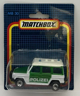 1988 Matchbox Polizei Mercedes-Benz 280 GE MB30 - Image 1 of 4