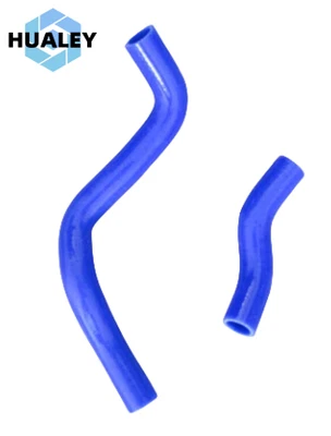 Mangueira de radiador de silicone azul compatível com 1997 1998 1999 Honda CR250R  - Imagem 1 de 3