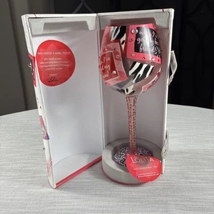 Lolita NUOVO 22oz Bling Glass CHI HA BISOGNO ANCHE DI UN UOMO? Divorzio Rompi Ragazza Amiche - Foto 1 di 11