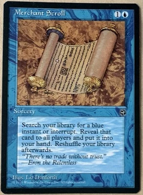 Merchant Scroll X1 Homelands Mtg Magic the Gathering - Image 1 of 2