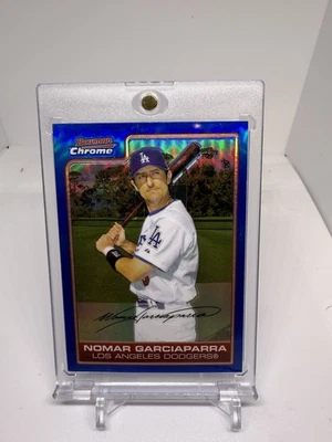 2006 Bowman Chrome NOMAR GARCIAPARRA Blue Refractor /150 #82 Jesey Color Match - Image 1 of 2