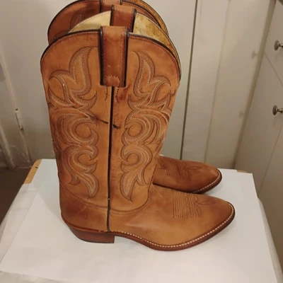 Botas Vaqueras NOCONA De Colección Cuero Western Para Hombre Talla 9.5 D Foto 1 de 4
