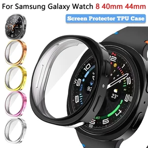 Coque de protection écran pour Samsung Galaxy Watch 8 40mm / 44mm TPU souple Face Cover - Photo 1 sur 15