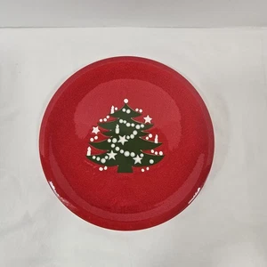 Vintage Waechtersbach roter Weihnachtsbaum 10" Speiseteller - nur einer - Bild 1 von 4