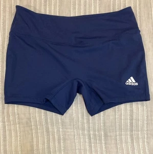 Adidas Running Aeroready Tights Shorts Women's Navy Blue Size XL Workout Dance - Picture 1 of 4