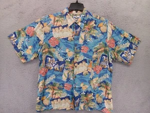 Reyn Spooner The Beach Boys Shirt Mens XL Hawaiian Band Music Beachboy Club Rare - Picture 1 of 9