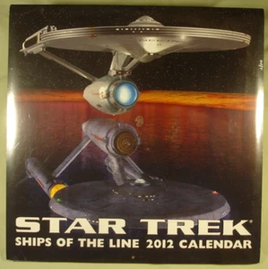 Star Treks Ships of the Line 2012 wall calendar new - Picture 1 of 2