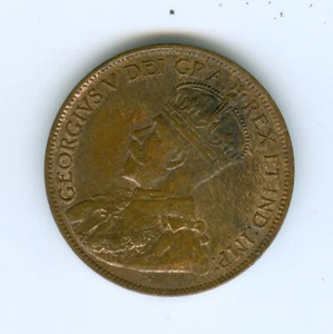 CANADA 1913 LARGE CENT--AU/UNC - Picture 1 of 2