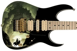 Guitar Skin Axe Wrap Re-skin Music Hunt for the Gods 942 - Foto 1 di 12