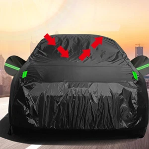 Car Cover All Weather Anti-UV Breathable Dustproof Modified Full Exterior Covers - Foto 1 di 8