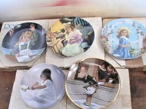 Lot (5)Vintage Collector Plate's 1 Norman Rockwell/ 1 Zolan & 3 John Mc Clelland - Picture 1 of 11
