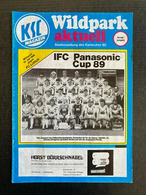 IFC 12.07.1989 Karlsruher SC - FC Lüttich in Bruchsal - Bild 1 von 4