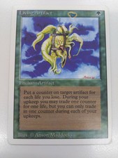 MTG Magic the Gathering Misprint: Living Artifact *Ink Blotch* Revised