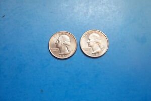 1988-P & 1990-P QUORTERS, RARE, UNCER. IN GREAT COND.,L23-123