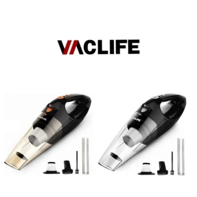 VACLiFE Cordless Portable Rechargeable Wireless Vacuum Cleaner VL189 Car Orange - Image 1 of 4